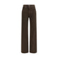 Jacob Cohen Brown Cotton Straight-Leg Jeans