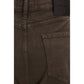 Jacob Cohen Brown Cotton Straight-Leg Jeans
