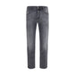 Jacob Cohen Gray Cotton Straight-Leg Jeans