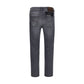 Jacob Cohen Gray Cotton Straight-Leg Jeans