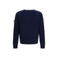 Stone Island Blue Alpaca Vicugna Pacos Cardigan