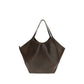 Brunello Cucinelli Brown Calf Leather Bos Taurus Shoulder Bag