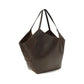 Brunello Cucinelli Brown Calf Leather Bos Taurus Shoulder Bag