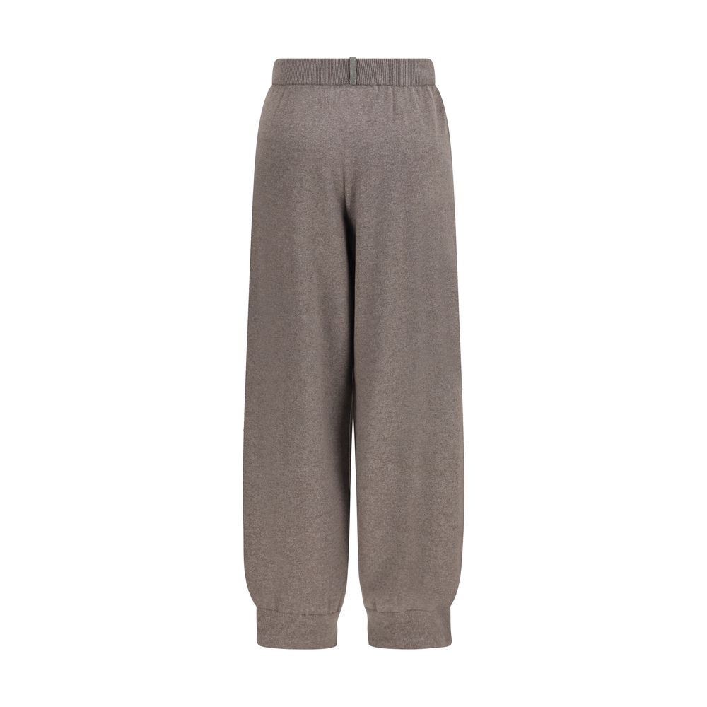 Fabiana Filippi Gray Wool Oves Aries Casual Pants