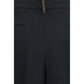 Fabiana Filippi Black Acetate Casual Pants