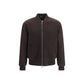 Brioni Brown Wool Oves Aries Bomber