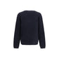Dolce & Gabbana Blue Marabou Sweatshirt