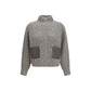 Fabiana Filippi Gray Wool Oves Aries Sweatshirt
