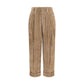 Brunello Cucinelli Brown Viscose Casual Pants