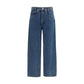 Magliano Blue Cotton Relaxed Fit Jeans