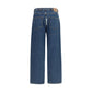 Magliano Blue Cotton Relaxed Fit Jeans