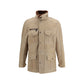 Brunello Cucinelli Beige Lambskin Full-Length Jacket