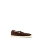 Brunello Cucinelli Bordeaux Calf Leather Bos Taurus Slip-On Loafers