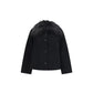 Loulou De Saison Black Wool Oves Aries Full-Length Jacket