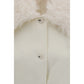 Loulou De Saison White Wool Oves Aries Full-Length Jacket