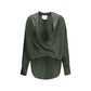 SA SU PHI Bicolor Silk Blouse