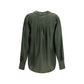 SA SU PHI Bicolor Silk Blouse