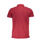 Cavalli Class Red Cotton Men's Polo Shirt