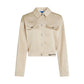 Karl Lagerfeld Beige Polyester Full-Length Jacket
