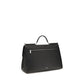 Dolce & Gabbana Black Calf Leather Bos Taurus Handbag