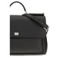Dolce & Gabbana Black Calf Leather Bos Taurus Handbag