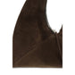 Moschino Brown Suede Leather Shoulder Bag