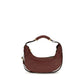 Moschino Bordeaux Calf Leather Bos Taurus Handbag