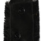 Dolce & Gabbana Black Velvet Wrap Around Tie Cintura Belt