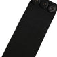 Dolce & Gabbana Black Cotton Wrap Around Tie Cintura Belt