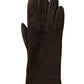 Dolce & Gabbana Brown Genuine Leather Suede Elbow Length Gloves