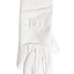 Dolce & Gabbana White Genuine Leather Embossed DG Logo Gloves