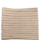 Dolce & Gabbana Light Beige Ribbed Knit Neck Warmer Scarf