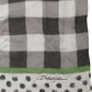 Dolce & Gabbana Black White Napoli Modal Check Shawl Scarf