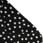 Dolce & Gabbana Black White Polka Dot Square Foulard Scarf