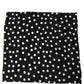 Dolce & Gabbana Black White Polka Dot Square Foulard Scarf