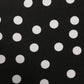 Dolce & Gabbana Black White Polka Dot Square Foulard Scarf