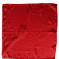 Dolce & Gabbana Red Satin Silk Foulard Handkerchief Scarf