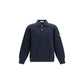 Stone Island Blue Cotton Sweatshirt