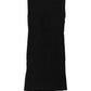 Dolce & Gabbana Black Cashmere Ribbed Knit Neck Warmer