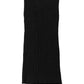 Dolce & Gabbana Black Cashmere Ribbed Knit Neck Warmer