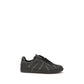 Maison Margiela Black Calf Leather Bos Taurus Low Top Sneakers