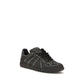 Maison Margiela Black Calf Leather Bos Taurus Low Top Sneakers