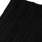 Dolce & Gabbana Black Cashmere Ribbed Knit Neck Warmer Scarf