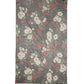 Dolce & Gabbana Black Floral Print Cotton Shawl Stole Scarf