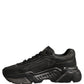 Dolce & Gabbana Black Daymaster Low Top Sneakers Shoes