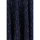 Sara Roka Blue Polyester Long Skirt