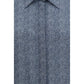 Sara Roka Blue Silk Shirt