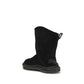 UGG Black Suede Leather Flat Boots