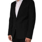 Dolce & Gabbana Black Pinstripe Men Single Breasted Jacket