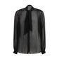 Lardini Black Viscose Blouse